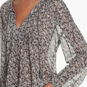 Joie Suzetta Print Silk Top